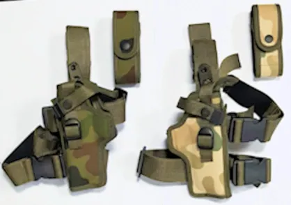 Kabura udowa do pistoletu GLOCK 17/19 z ładow. na magazynek..