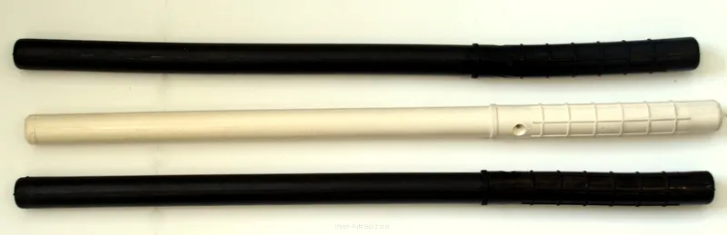 Pałka gumowa długa czarna