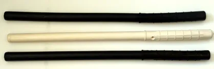 Pałka gumowa długa czarna