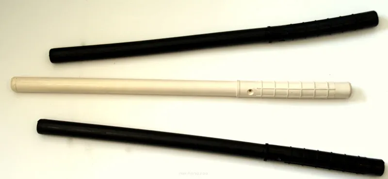 Pałka gumowa długa biała