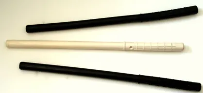 Pałka gumowa długa biała