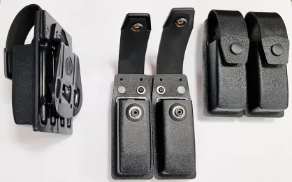 Kabura z płetwą, do dwóch magazynków każdego pistoletu